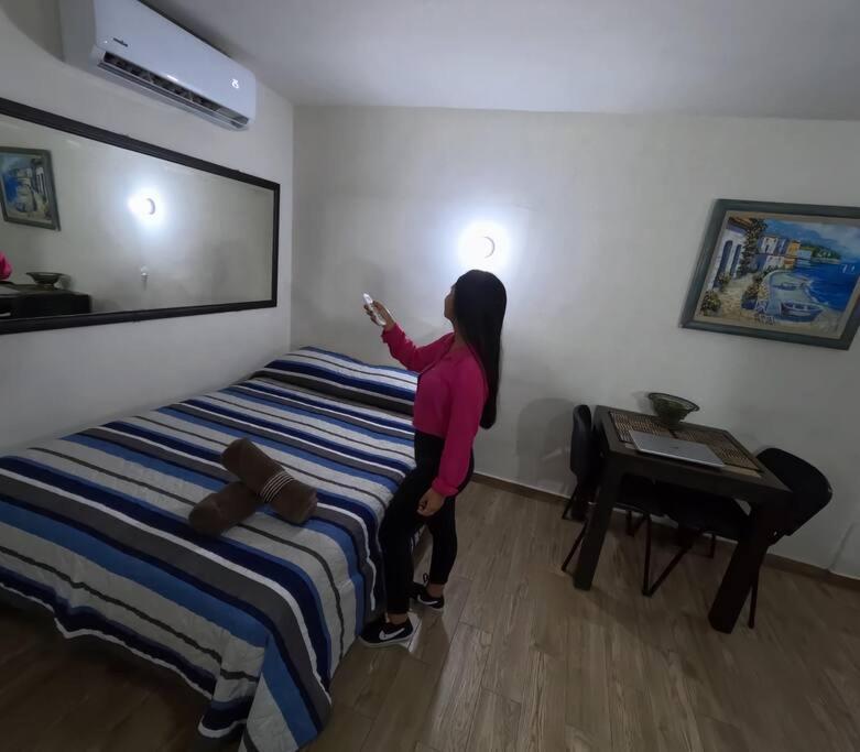 Ferienwohnung Departamento Privado7, 2 Camas Matri, Parking, Cocina Equipada, Wifi 65 Mb, 2 Climas,Centrico,Tv Smart Ciudad Valles Exterior foto